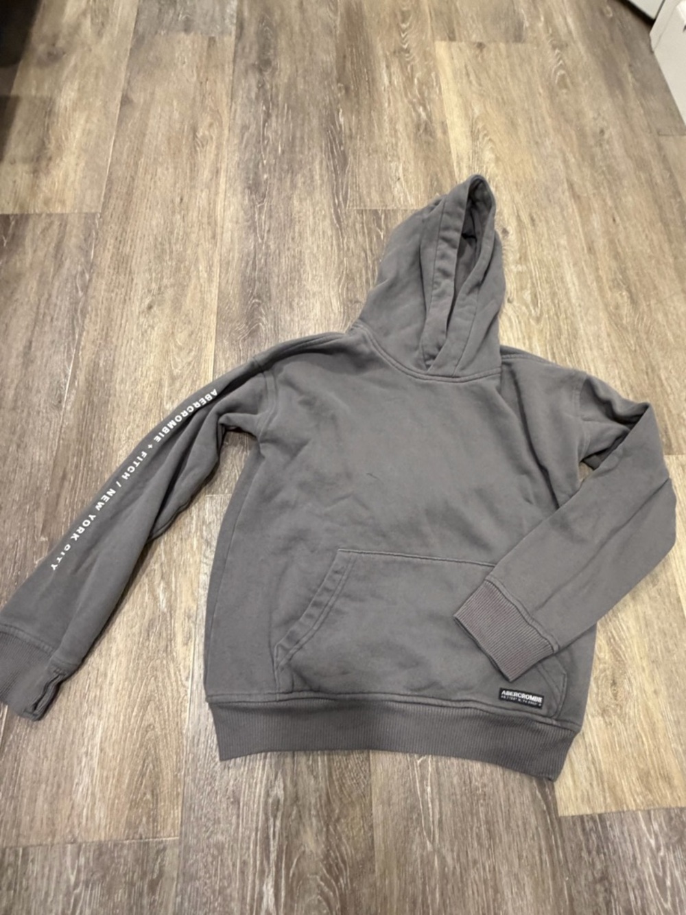 abercrombie kids Gray Pullover Hoodie
